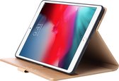 Étui Premium iPad 2018/2017/ Air 2/ Air - Étui iPad de Luxe - Housse en cuir végétalien pour iPad Air & Air 2 - Étui livre pour iPad 5e et 6e génération - Étui tablette Premium pour Apple iPad 9.7 - Or