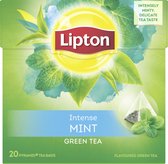 1x LIPTON - Green tea intense mint - 20 theezakjes