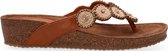 Lazamani  - TEENSLIPPER WEDGE - PEARL - 37