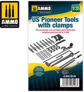 1:35 AMMO MIG 8146 US Pioneer Tools avec pinces Pièce en résine
