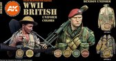 WWII British Uniform Colors Set - AK-Interactive - AK-11636