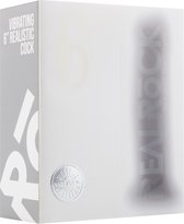 Vibrating Realistic Cock - 6 Inch - Transparent - Realistic Vibrators transparent