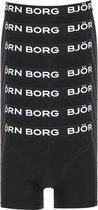Björn Borg boxershorts Essential (7-pack) - heren boxers normale lengte - zwart - Maat: L