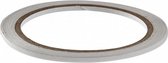 dubbelzijdig klevend tape 10 m x 3 mm zilvergrijs