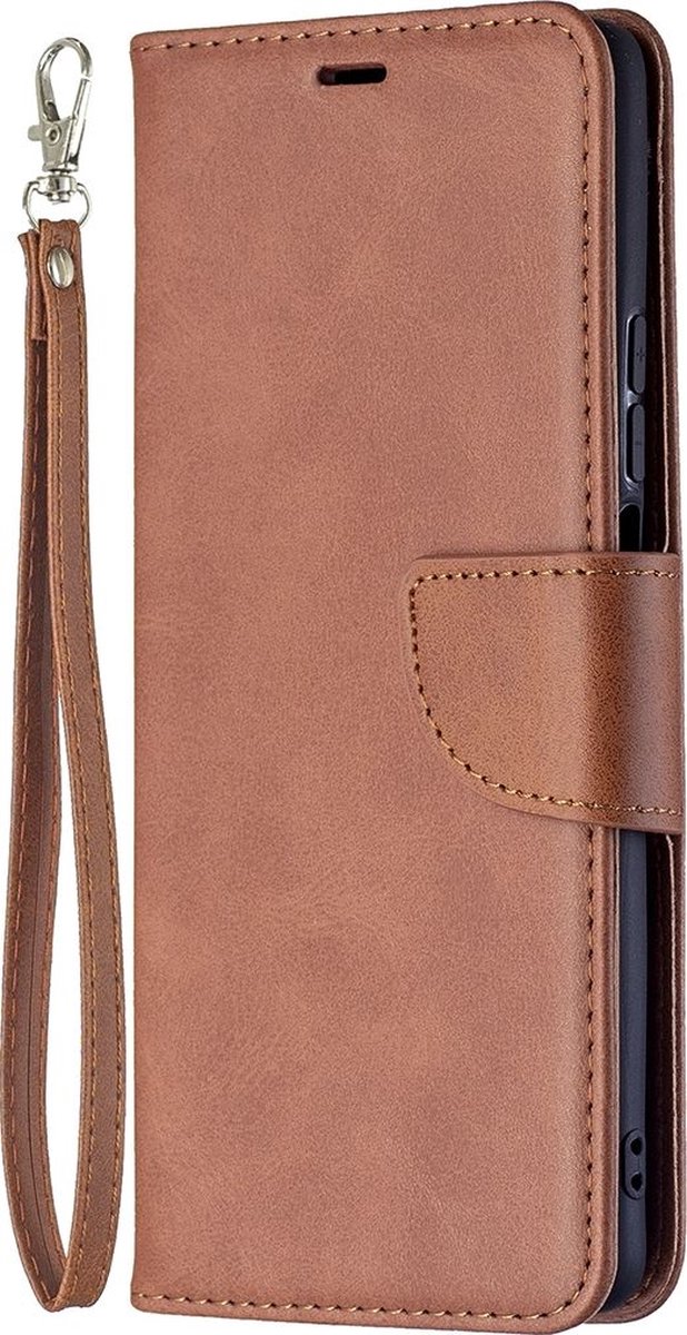 Mobigear Telefoonhoesje geschikt voor Xiaomi 11T Hoesje | Mobigear Excellent Bookcase Portemonnee | Pasjeshouder voor 3 Pasjes | Telefoonhoesje voor Pinpas / OV Kaart / Rijbewijs - Bruin