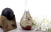 Mini Urn Druppel ''Marble'' - Urn - Urnen - Glazen Urn - Druppel Yrn
