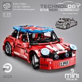 Vierwielaandrijving Super Speed Racing Auto 1:17 (1012 Pcs) mini bricks. Is kleiner dan Lego.