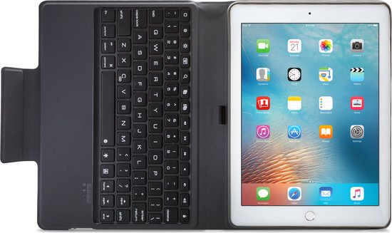 Apple iPad 6 (2018) Hoes - Mobilize - Ultimate Bluetooth Keyboard Serie - Kunstlederen Bookcase - Zwart - Hoes Geschikt Voor Apple iPad 6 (2018) - Mobilize