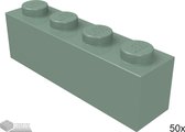 LEGO Bouwsteen 1 x 4, 3010 Zandgroen 50 stuks