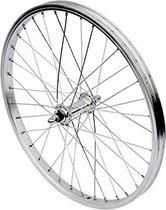 Voorwiel 20 X 1.75 velgrem aluminium 36g zilver