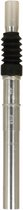 zadelpen 300 x 25,4 - 26,8 mm aluminium zilver
