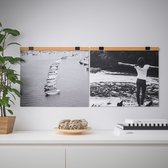 IKEA Posterhanger - bamboe - ophangsysteem - Posterlijst - Posterklem - Posterhouder - ook voor posters van 61 cm