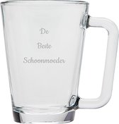 Gegraveerde theeglas 26cl De Beste Schoonmoeder