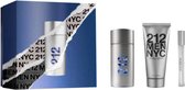 Carolina Herrera 212 Men NYC Eau De Toilette Spray 100ml Set 3 Pieces 2022