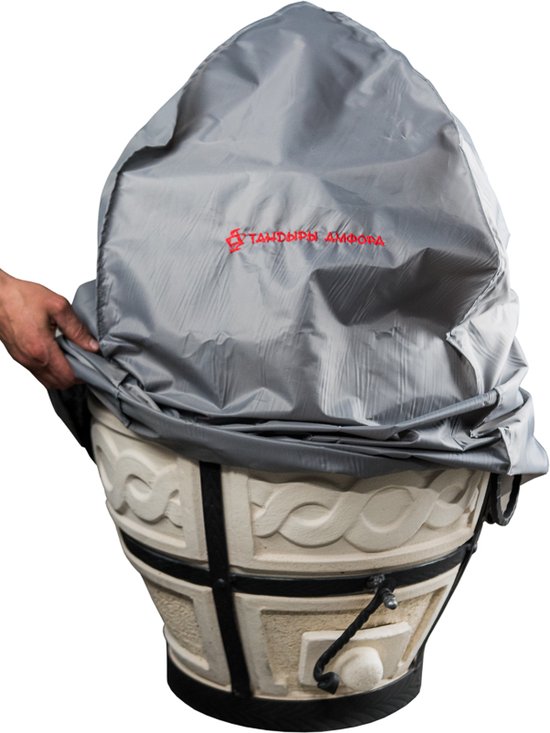 Keramische tandoor Nomade - Multifunctionele Houtoven BBQ - Voor de Fijnproever! *** Met stof- en waterdichte beschermhoes van Merkloos — afbeelding 2