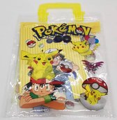 Pokemon Pikachu etui-potlood-liniaal - Gum - Puntenslijper- briefpapier speelgoed-kinderen 25x20cm