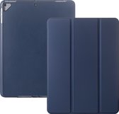 iPad Hoes 2017 / 2018 / Air / Air 2 - Smart Folio Cover met Apple Pencil Opbergvak - Magnetische iPad Case - Donker Blauw - Schokbestendige iPad Hoesje - Geschikt voor Apple iPad 5
