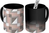 Magische Mok - Foto op Warmte Mokken - Koffiemok - Geometrie - Patronen - Abstract - Magic Mok - Beker - 350 ML - Theemok