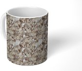 Mok - Koffiemok - Zand - Patronen - Camouflage - Mokken - 350 ML - Beker - Koffiemokken - Theemok