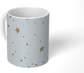 Mok - Koffiemok - Sterren - Kerst - Patronen - Mokken - 350 ML - Beker - Koffiemokken - Theemok