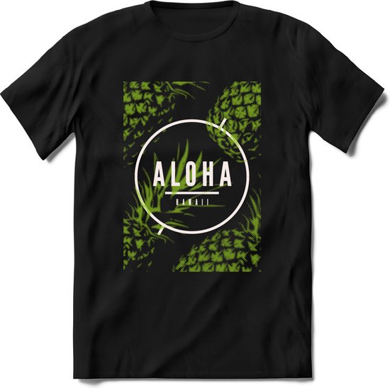 Aloha Hawaii | TSK Studio Zomer Kleding  T-Shirt | Groen | Heren / Dames | Perfect Strand Shirt Verjaardag Cadeau Maat 3XL