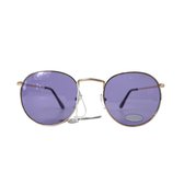 Dames Zonnebril - Zonnebrillen - Retro paarse stijl - Ronde versie - UV4000