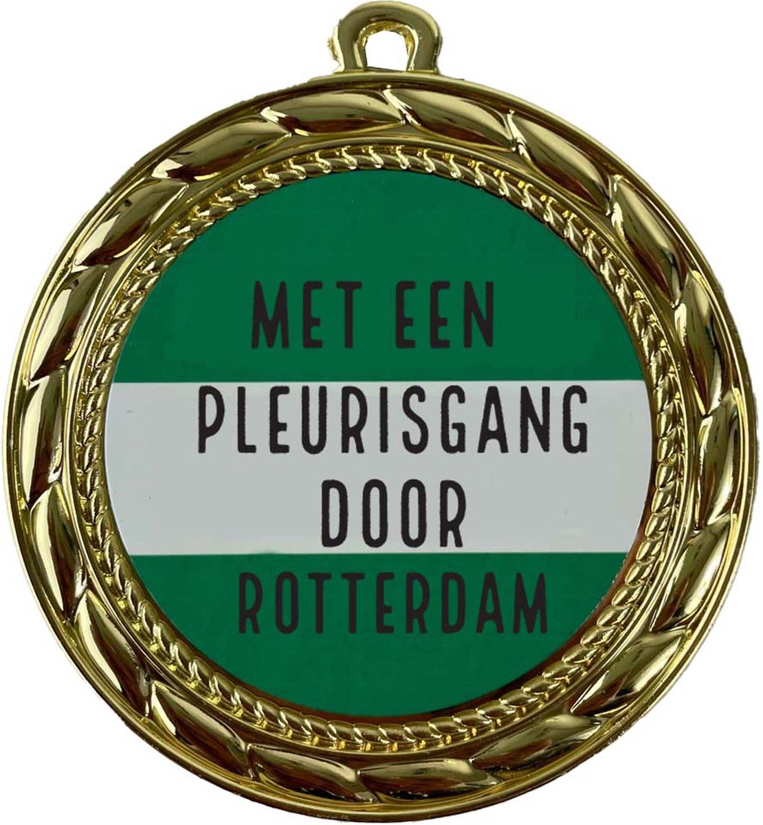 Medaille goud Met een pleurisgang door Rotterdam, Marathon Rotterdam 2023