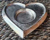 kandelaar - hart - huwelijkscadeau - jubileum - verloving - verkering - valentijnsdag