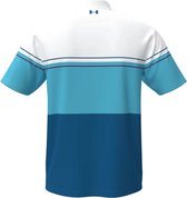 UA Playoff Polo 2.0-White / Opal Blue / Black