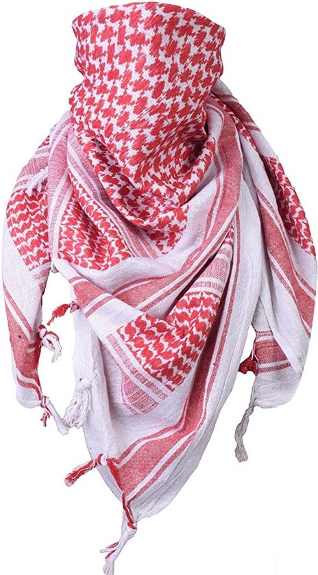 Achilles® Keffiyeh - Arabische Shemagh - Arafat PLO sjaal - Arabische sjaal - Woestijn Shemagh