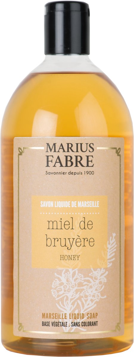Marius Fabre Vloeibare zeep Marseille geur Honing (na)vulling 1 liter