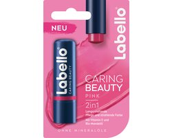 Labello Lippenbalsem Caring Beauty Pink | bol