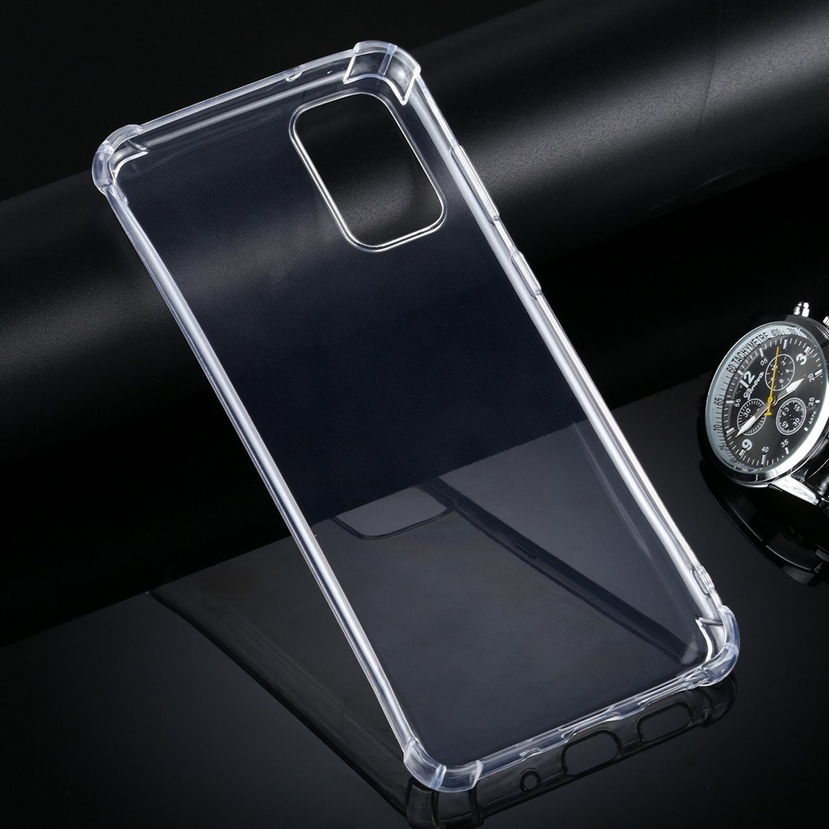 Mobigear Doorzichtig Hoesje geschikt voor Samsung Galaxy S20 Plus Telefoonhoesje Flexibel TPU | Mobigear Cushion Backcover Shockproof | Doorzichtig Telefoonhoesje Galaxy S20 Plus | Schokbestendig Galaxy S20 Plus Telefoonhoesje | Anti Shock Proof -