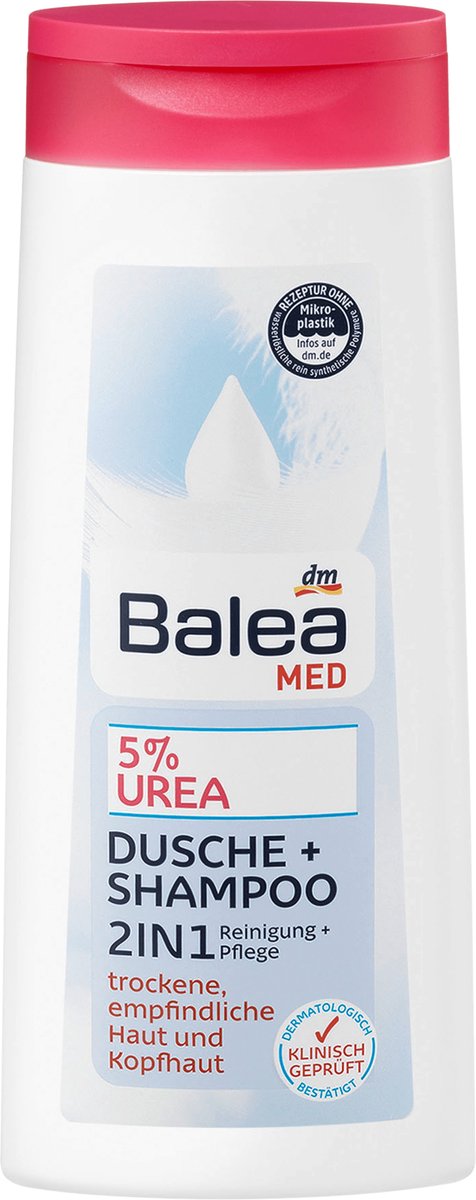 Balea MED Douchegel 5% ureum 2in1 douche + shampoo, 300 ml
