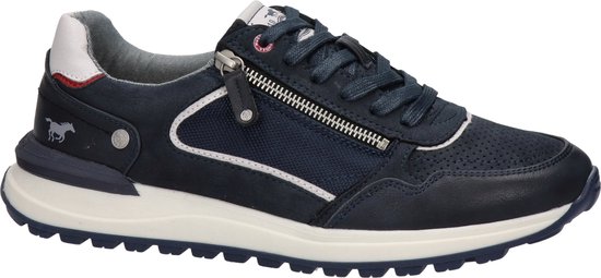 Mustang heren sneaker - Blauw - Maat 44 | bol.com