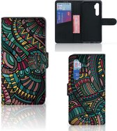 GSM Hoesje Xiaomi Mi Note 10 Lite Flip Case Aztec