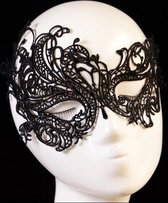 Akyol Kant Masker zwart - Masker Voor Halloween Masker Half Gezicht - venetie masker - masker voor bal - gala masker - festival - masker van kant - dames -bal - klassenfeest - Bal masker - vrijgezellenfeest - verkleed feest- carnaval