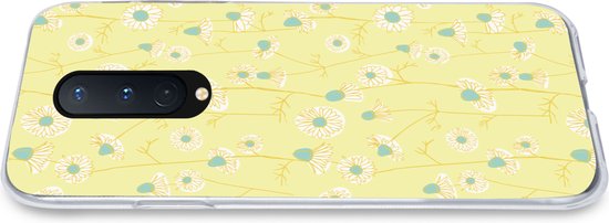 OnePlus 8 hoesje - Meiden - Kamille - Bloemen - Patronen - Girl - Kindje - Kinderen - Siliconen Telefoonhoesje - SleevesAndCases