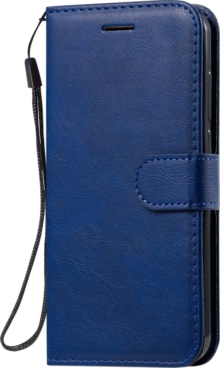 Mobigear Telefoonhoesje geschikt voor Nokia 1.3 Hoesje | Mobigear Premium Bookcase Portemonnee | Pasjeshouder voor 2 Pasjes | Telefoonhoesje voor Pinpas / OV Kaart / Rijbewijs - Blauw