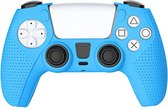 Silicone Hoes Geschikt voor: Playstation 5 Controller Skin - PS5 Silicone Hoes - PS5 Accessoires - Cover - Hoesje - Siliconen skin case - Blauw