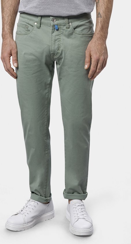 Pierre Cardin - Jeans Antibes Future Flex Groen - Heren - Maat W 31 - L 32 - Slim-fit