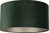 Uniqq Lampenkap velours donker groen Ø 50 cm – 25 cm hoog