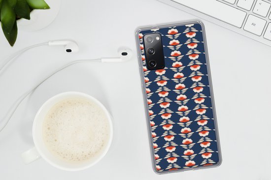 Coque Samsung Galaxy S20 FE - Motifs - Abstrait - Fleurs - Coque de téléphone en Siliconen