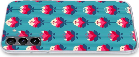 Coque Samsung Galaxy S21 - Motifs - Rétro - Fleurs - Lys - Coque de téléphone en Siliconen -