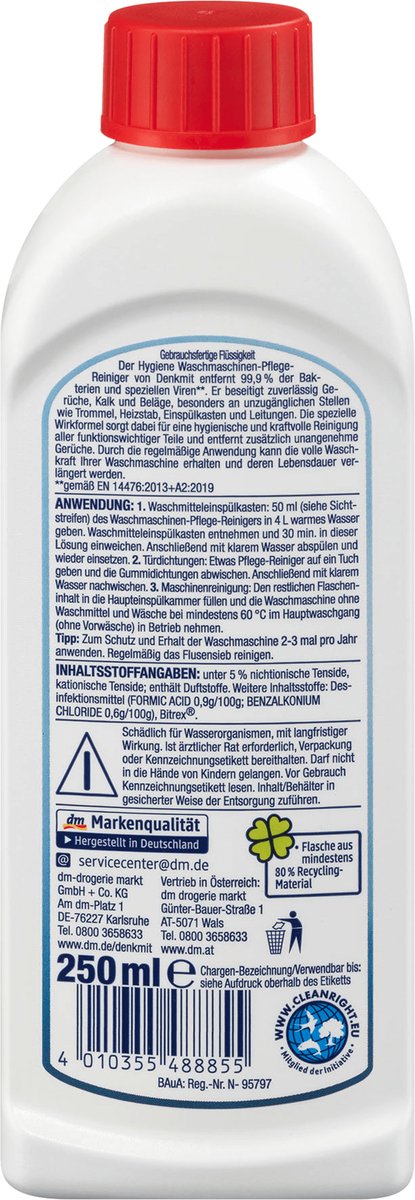 Nettoyant pour lave-linge - LAVAGE1006 