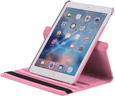 Revolving iPad 2017 Case - iPad 5 (9.7 inch)) Case Soft Pink - Housse pour Apple iPad 5ème génération (9.7 pouces) - Eco- Cuir - Protection intégrale jusqu'à 2 mètres