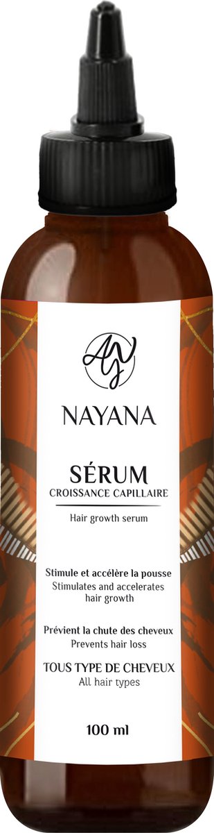 Nayana Haargroeiserum - Stimuleert, versnelt de groei, voorkomt haaruitval - Voor alle haartypes.