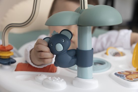 Smoby - Little Smoby - Cosy Seat - Activiteitentafel - opblaasbare stoel heeft armleuningen bedekt met stoffen bekleding, met een tablet met speelse leeractiviteiten van Smoby — afbeelding 4