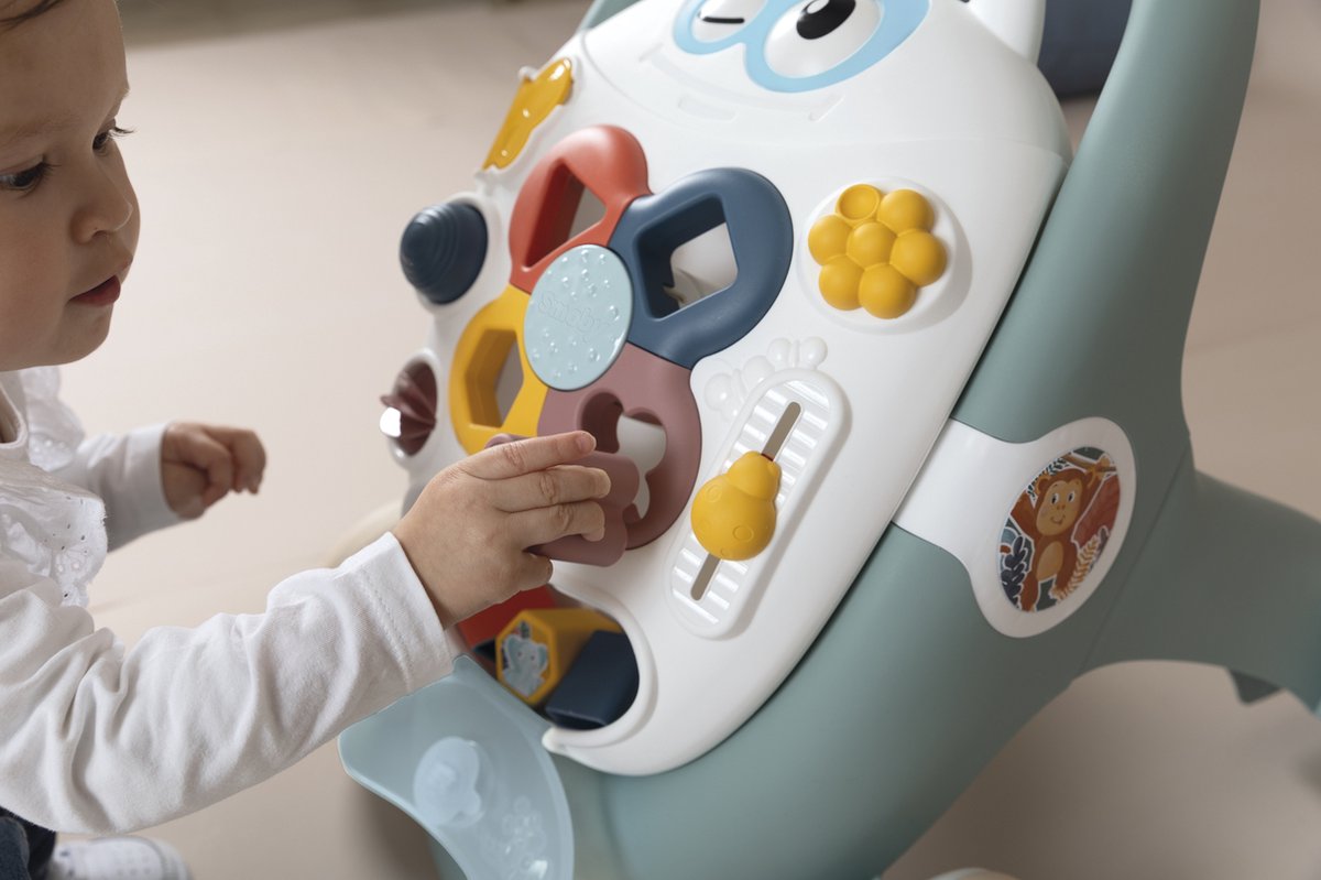 Smoby - looptrainer - Little Smoby - 3-in-1 Babywalker - loopwagen - activiteitentablet — afbeelding 17