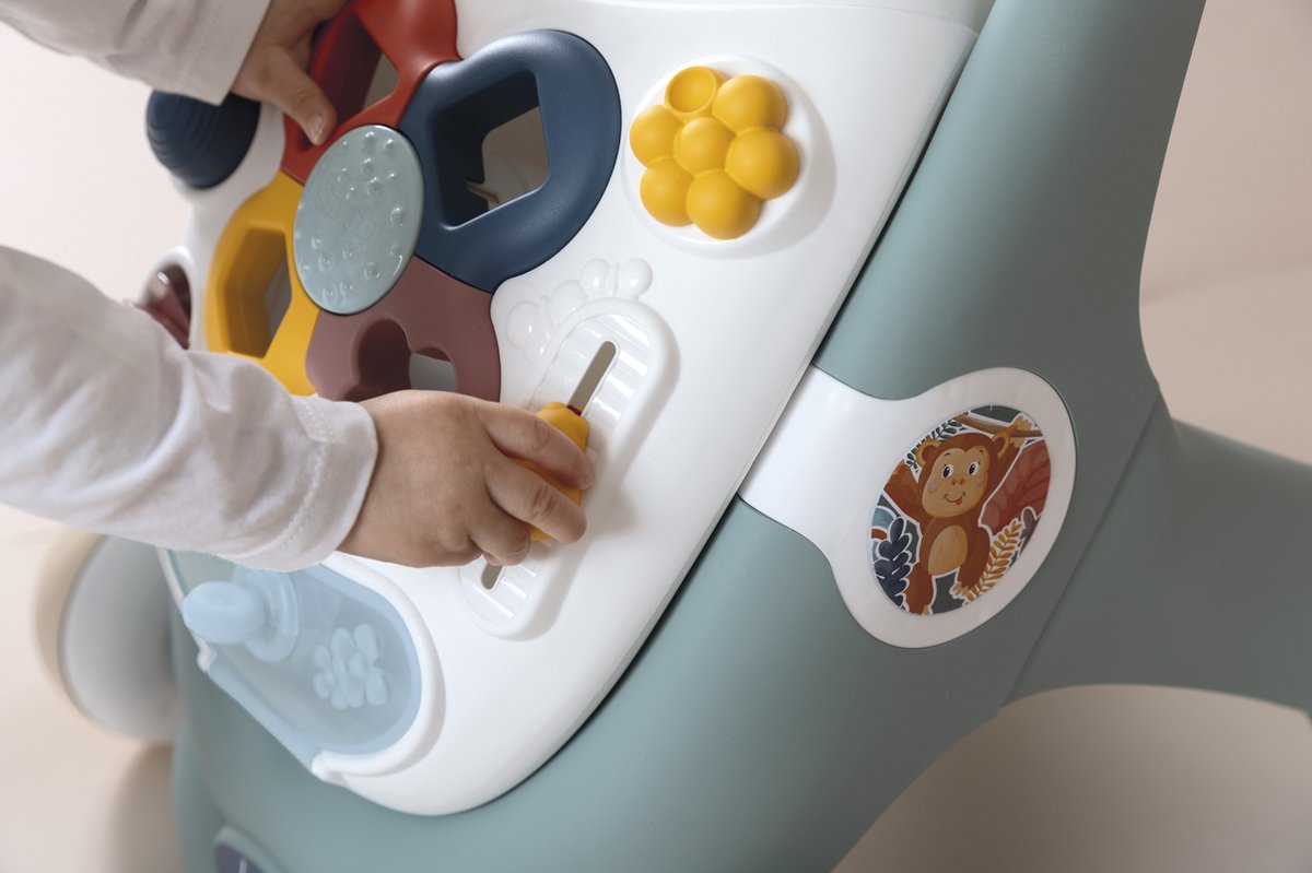Smoby - looptrainer - Little Smoby - 3-in-1 Babywalker - loopwagen - activiteitentablet — afbeelding 20